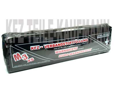 KFZ Verbandstasche  M3 XS (3-teilig)