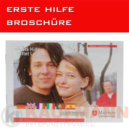 Erste Hilfe Brosch�re ( Stand 11/2007) DIN A6 mit Inhaltsverzeic