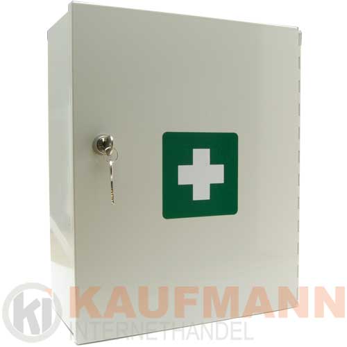 Verbandschrank""SANITAS A"" Stahlblech, 1 Zwischenboden Ma�e: 36