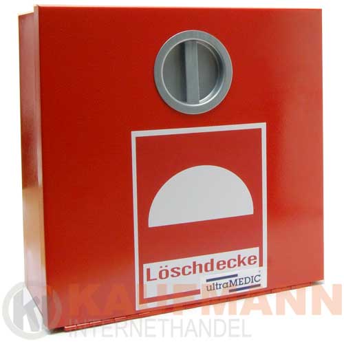 L�schdeckenbeh�lter aus Stahlblech / Ma�e 305 x 305 x 150 mm