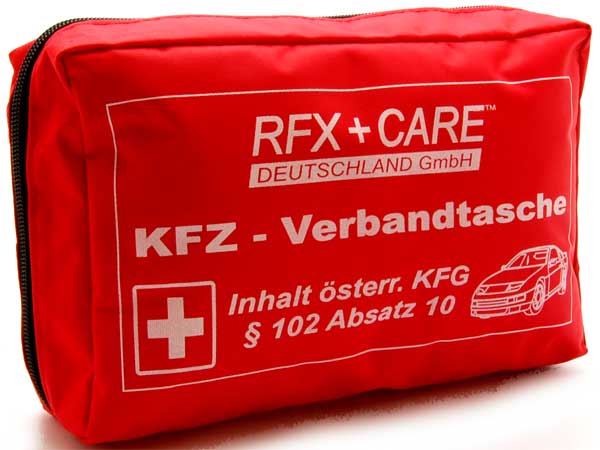 Rote Vebandstasche nach KFG 102 f�r �sterreich