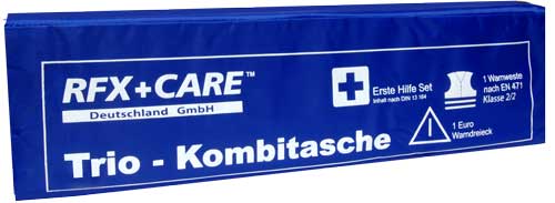 KFZ Verbandstasche mit Warndreieck und Weste